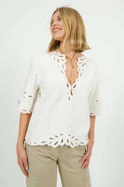 IM Shana Blouse in White