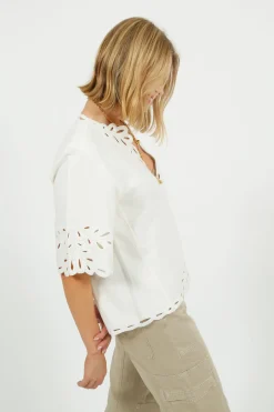 IM Shana Blouse in White