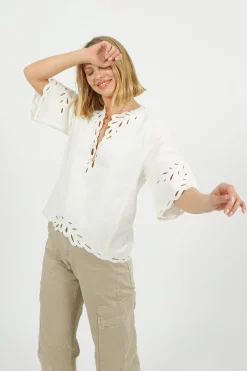 IM Shana Blouse in White