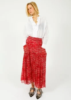 IM Veronique Skirt in Red