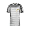 JS Striped ISMILEYOU Tee in Blue