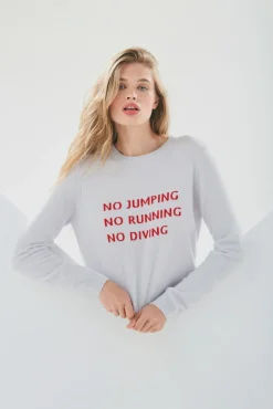 JU Don't Do It in Skygrey, Rose