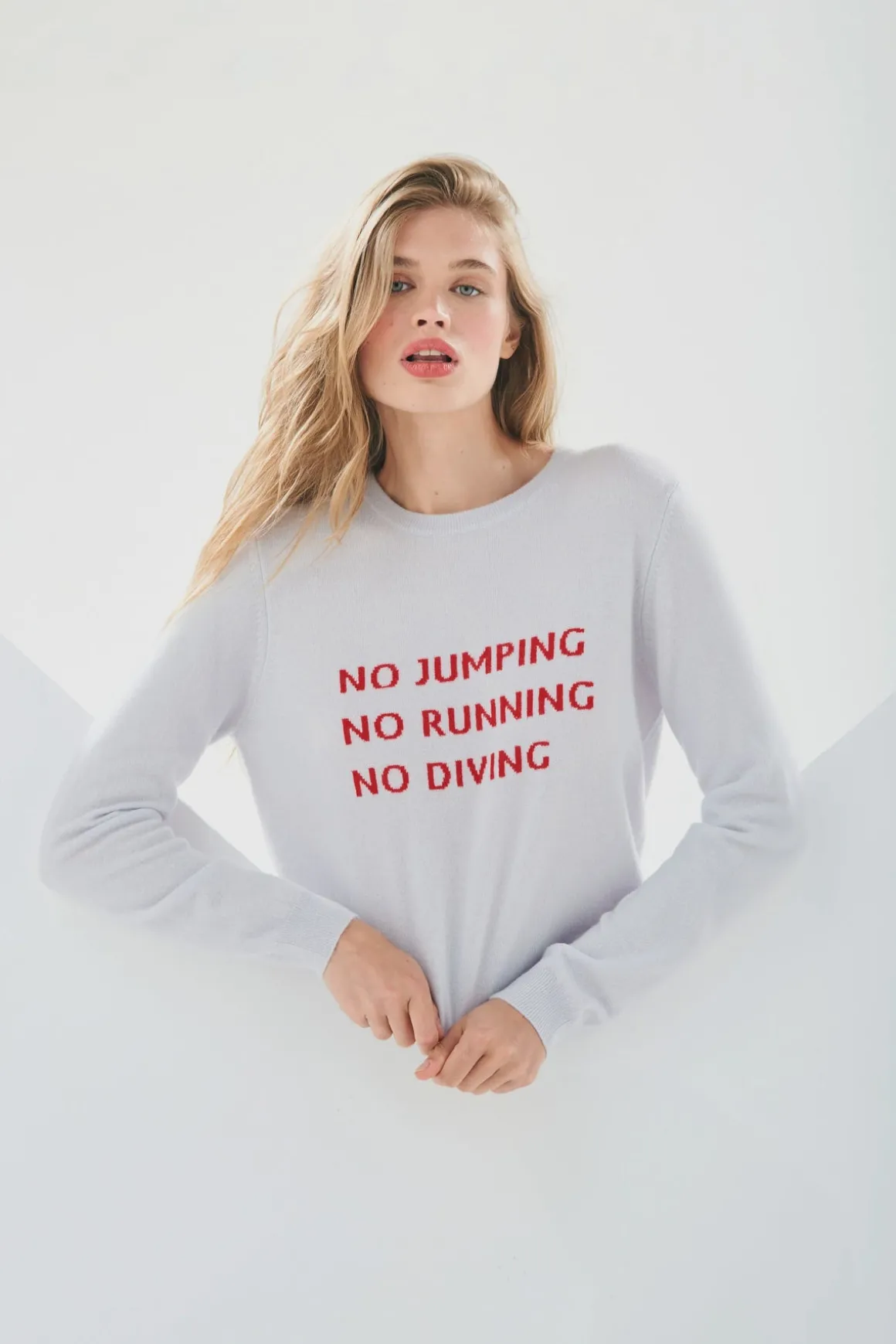 JU Don't Do It in Skygrey, Rose