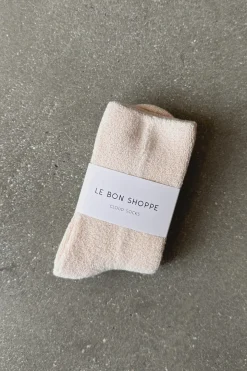 LBS Cloud Socks in Ecru
