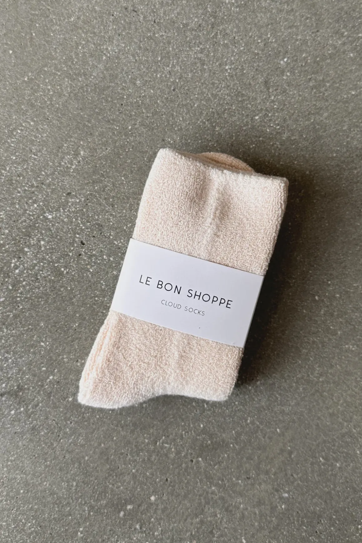 LBS Cloud Socks in Ecru