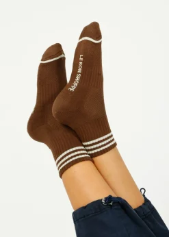 LBS Girlfriend Socks in Mahogany