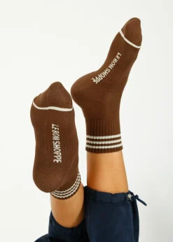 LBS Girlfriend Socks in Mahogany