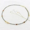 LP Amai Tube Necklace in Pyrite