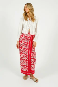 MAISON H Marina Skirt in Tabasco