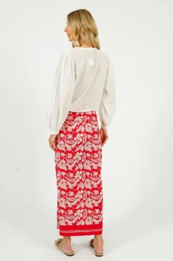 MAISON H Marina Skirt in Tabasco