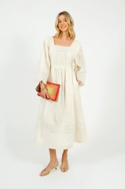 MM Luglio Dress in Ecru