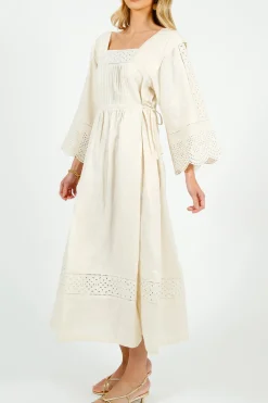 MM Luglio Dress in Ecru