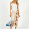 MM Peggi Printed Skirt in Ivory