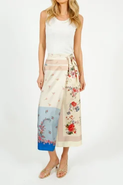 MM Peggi Printed Skirt in Ivory