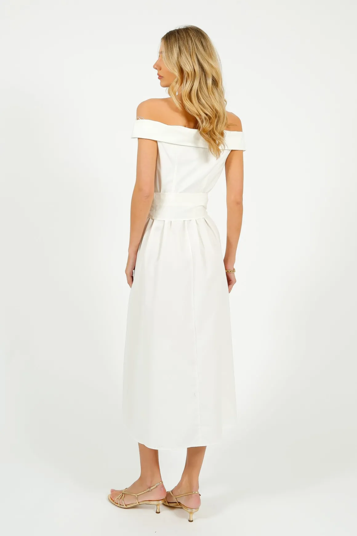 MM Prosit Dress in White