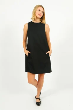 MM Racer Dress in Black