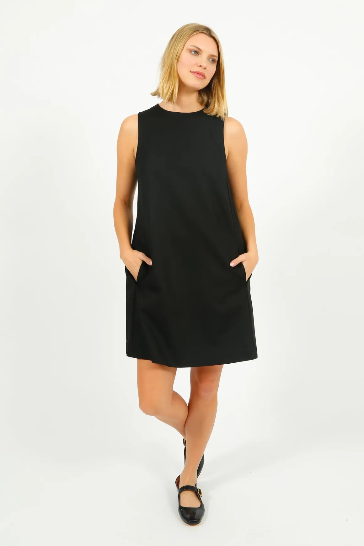 MM Racer Dress in Black