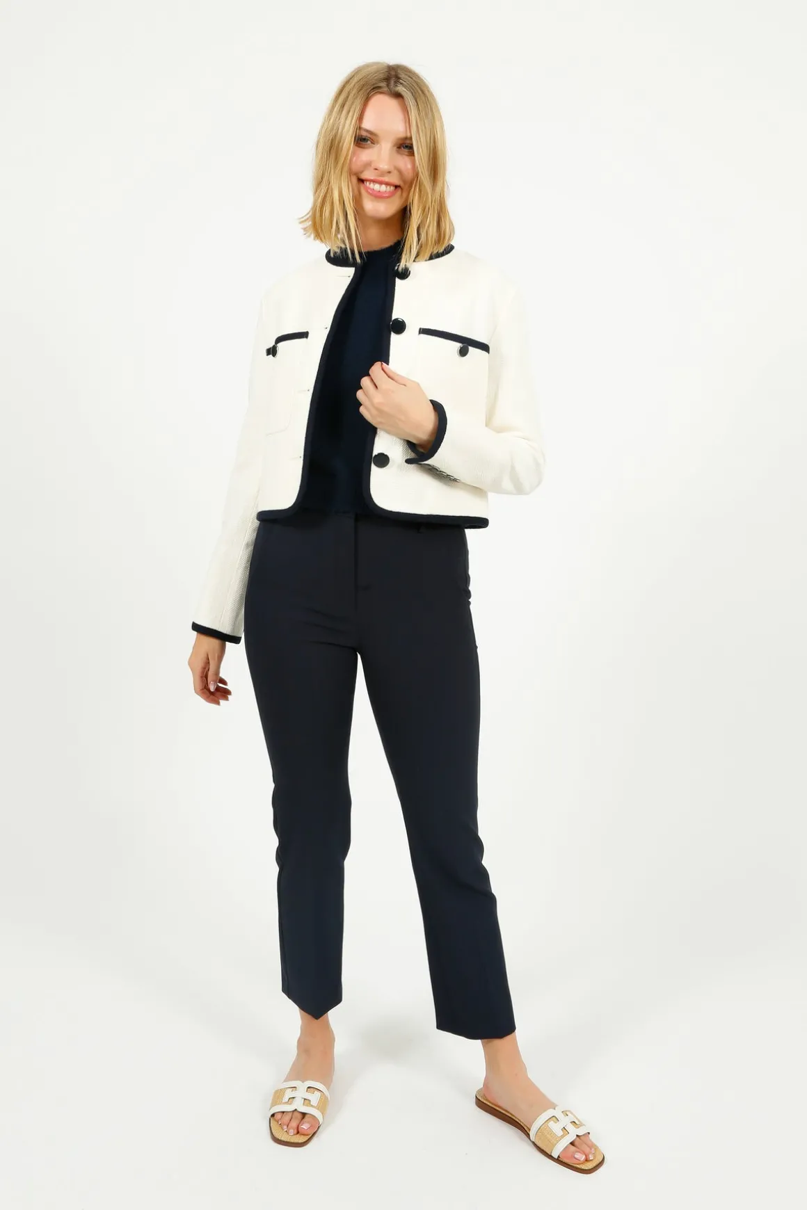 MM Rana Trousers in Navy