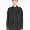 MM Zemira Denim Shirt in Used Black