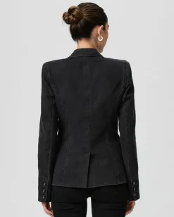 PAIGE Carmen Blazer in Evening Onyx