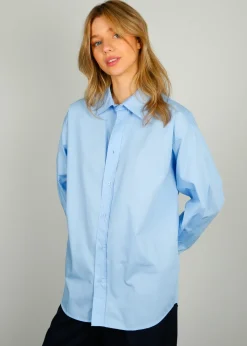 PARK Cotton Shirt in Blue