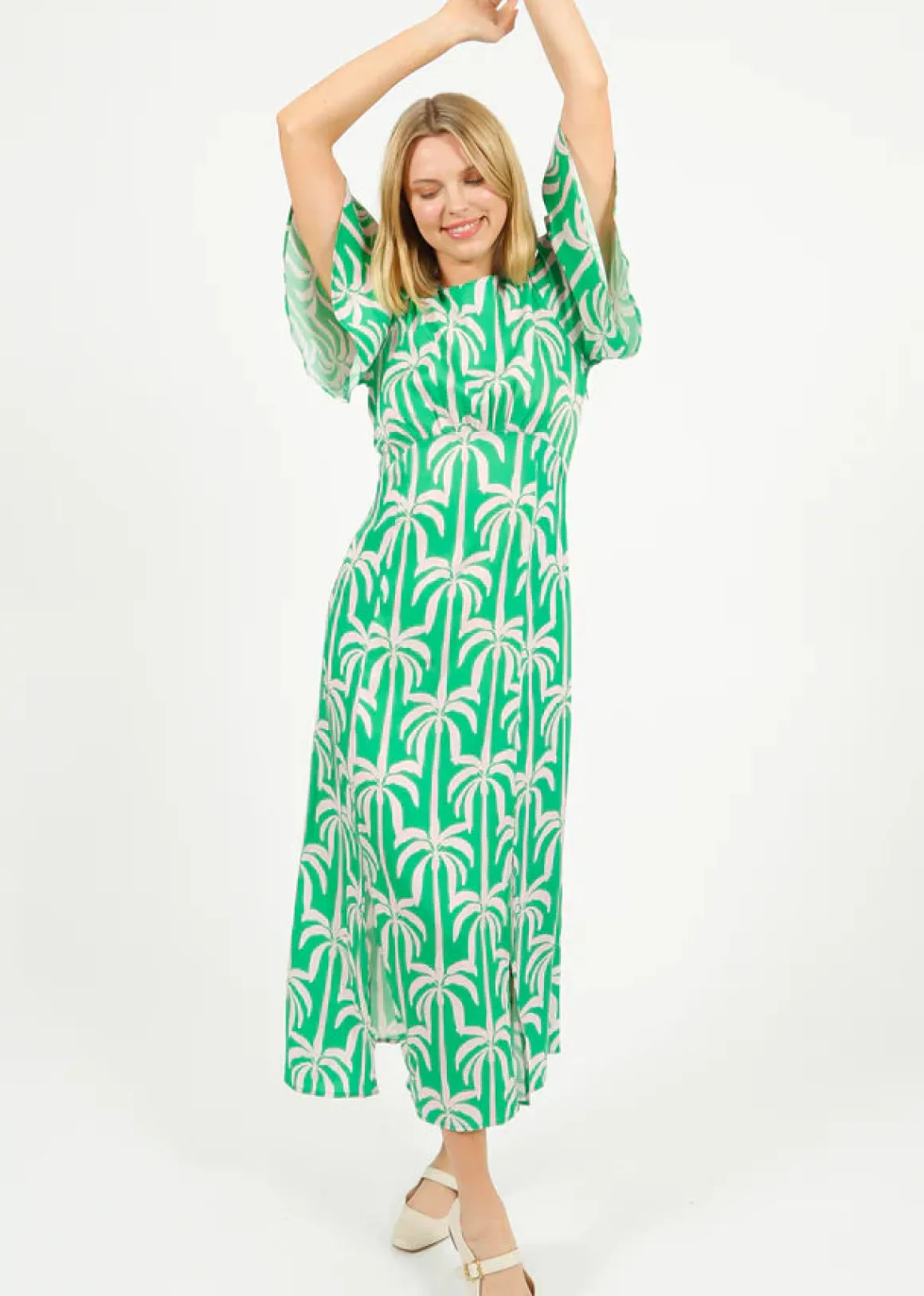 PP Gini Dress in Palm Tower Green