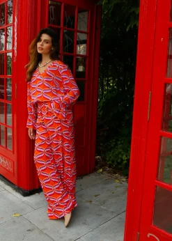 PP Kylie Trousers in Ribbon Orange