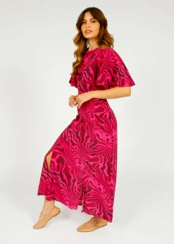 PPL Gini Dress in Watercolour 01 Pink