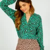 PPL Sandy Shirt in Leo 03 Green Leo