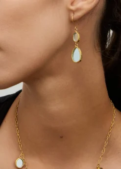 PS Afghanistan Reflections of Beauty Nadia Mirror Drop Earrings