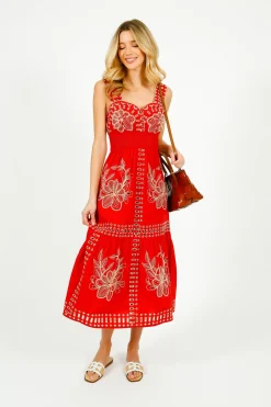 RAILS Fawn Dress in Terracotta