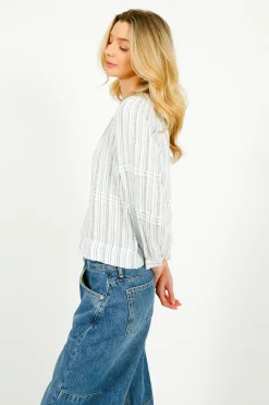 RAILS Frances Blouse in Sonoma Stripe