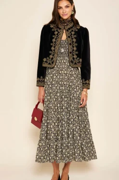 RIXO Denver Jacket in Black