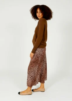 RIXO Kelly Leopard Skirt
