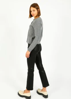 Ru0026B Bridget Crew Cardigan in Grey