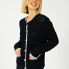 Ru0026B Daria Cardigan in Navy