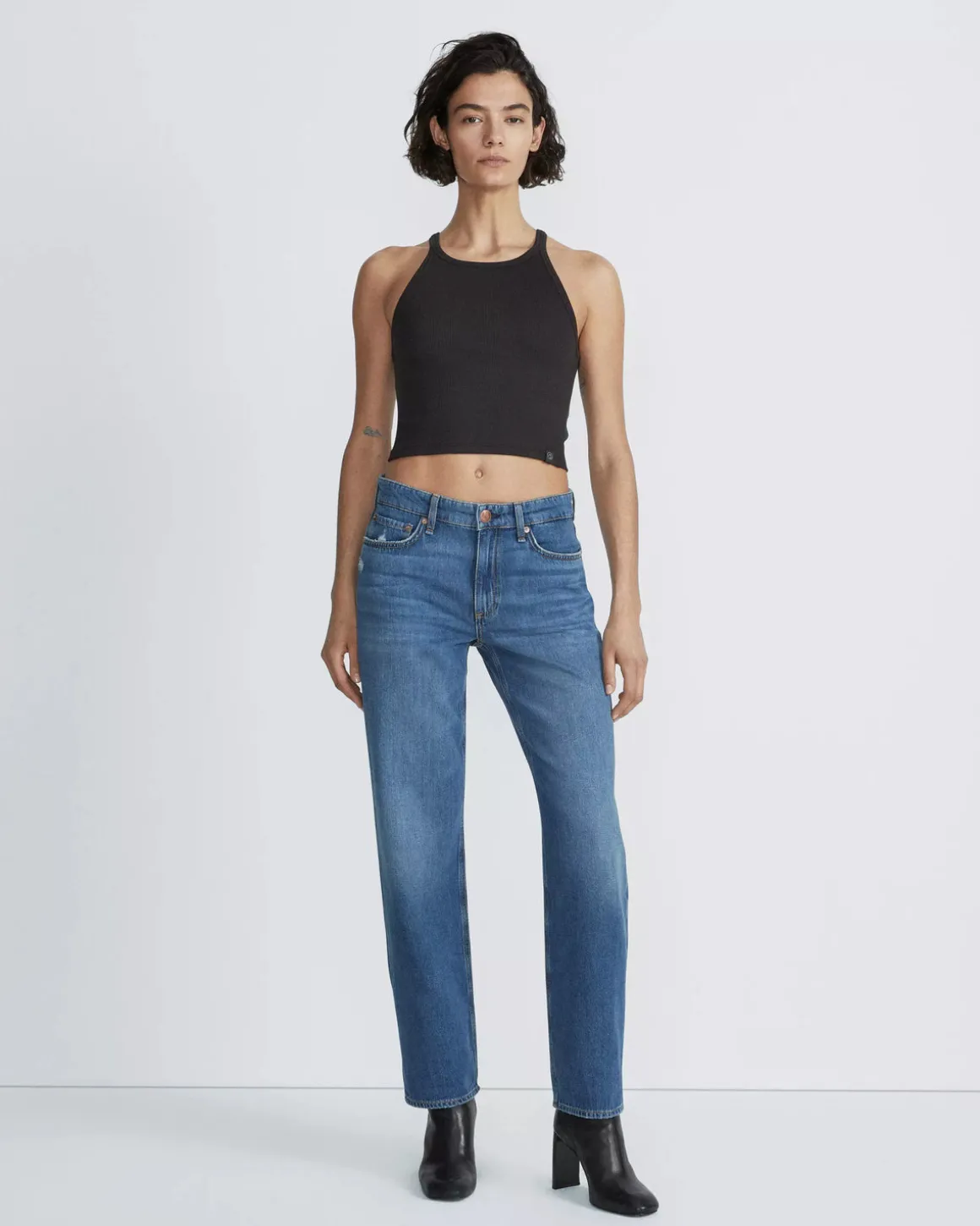 Ru0026B Dre Low Rise Baggy in Blake