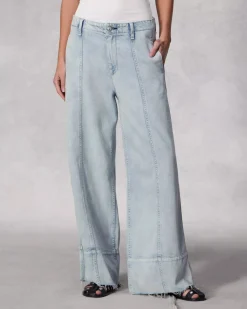 Ru0026B Featherweight Arianna Cropped Palazzo in Aliah