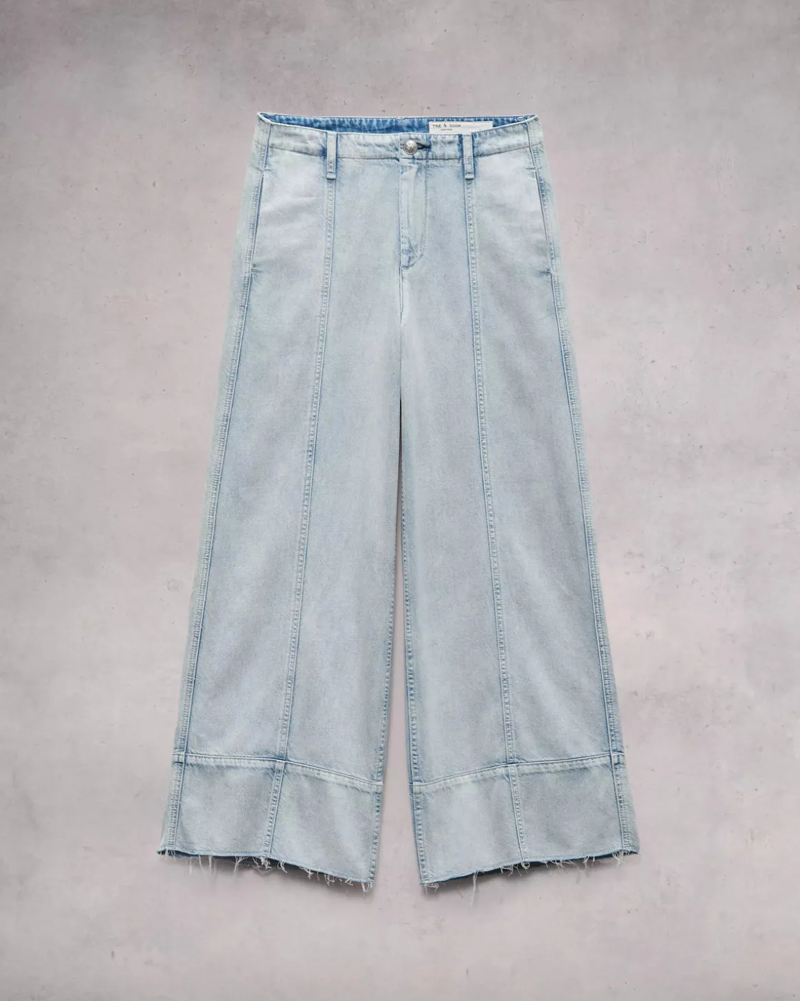 Ru0026B Featherweight Arianna Cropped Palazzo in Aliah