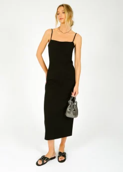 Ru0026B Irina Cami Maxi Dress in Black