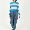 Ru0026B Miramar Fleece Terry Jordan Pant in Topaz