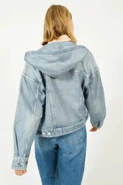 Ru0026B Miramar Trucker Hoodie in Coney