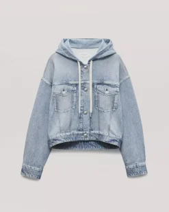 Ru0026B Miramar Trucker Hoodie in Coney