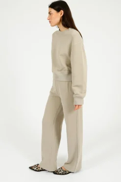 Ru0026B Vintage Terry Wideleg Sweatpant in Fossil