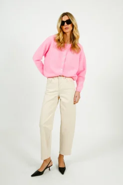 SLF Alice Barrel Leg Jeans in Ecru