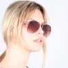 SLF Anna Aviator Sunglasses in Gold Colour