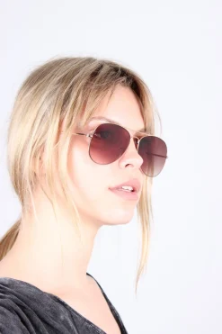 SLF Anna Aviator Sunglasses in Gold Colour