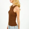 SLF Anna Tank Top in Chestnut