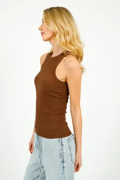SLF Anna Tank Top in Chestnut