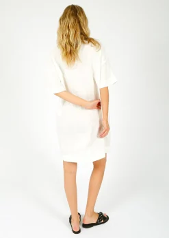 SLF Linnie Linen Shirt Dress in White